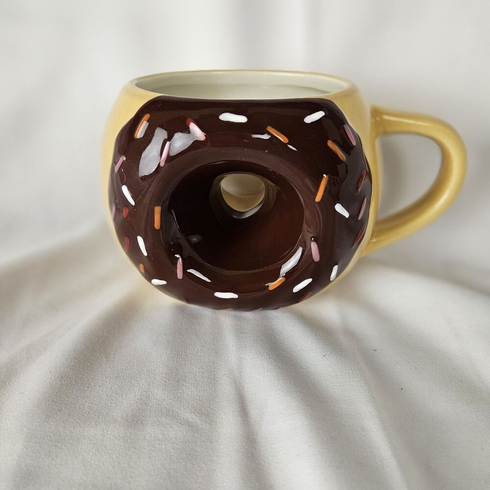 Tag Sprinkle Dount Shaped Coffee Mug